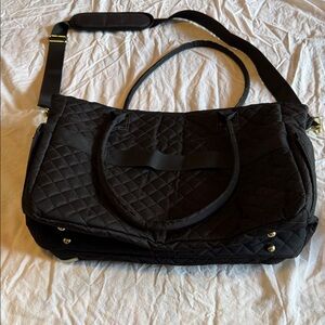 Elegant Black Quilted Women's Bag